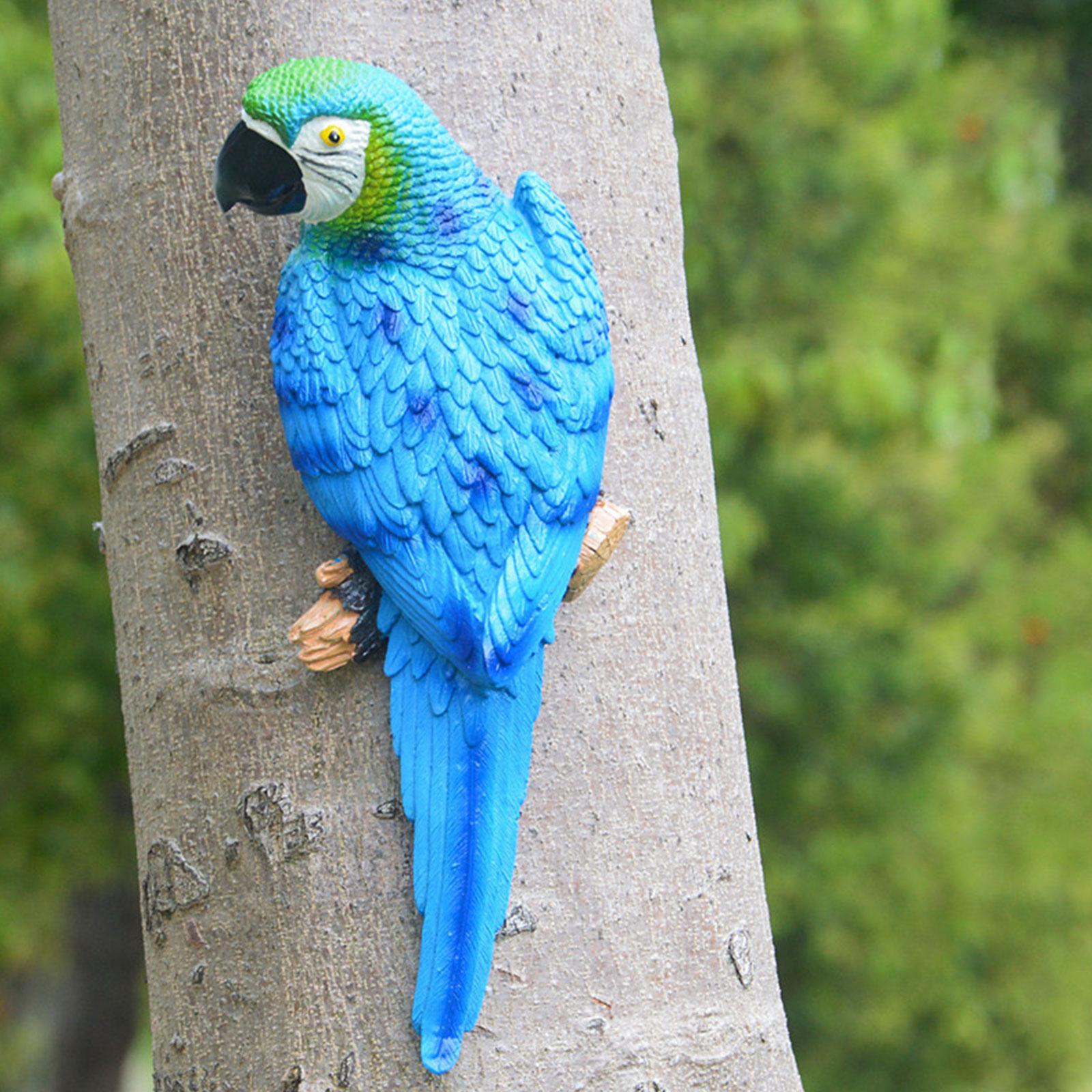 Art Craft Tree - 2 Buah Patung Burung Beo Dekorasi
