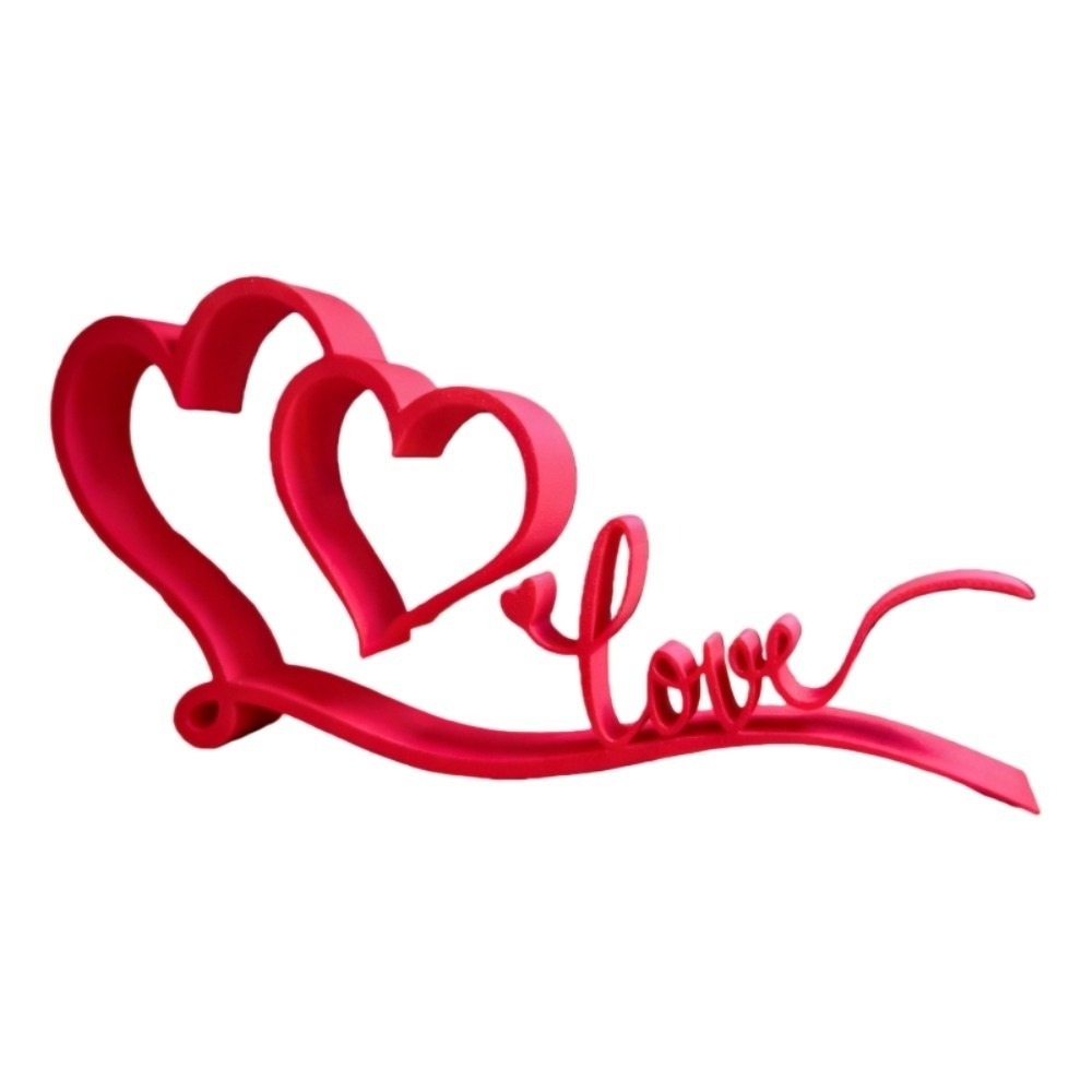 Art And Craft Valentine - Cetak 3D Ornamen Hati Kecil dengan