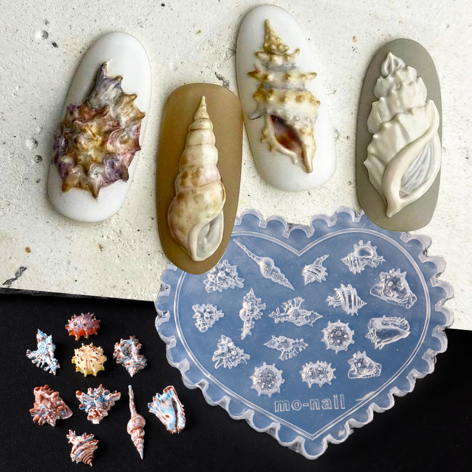 Art Craft Jellyfish - 1 Buah Cetakan Ukiran Kuku Silikon
