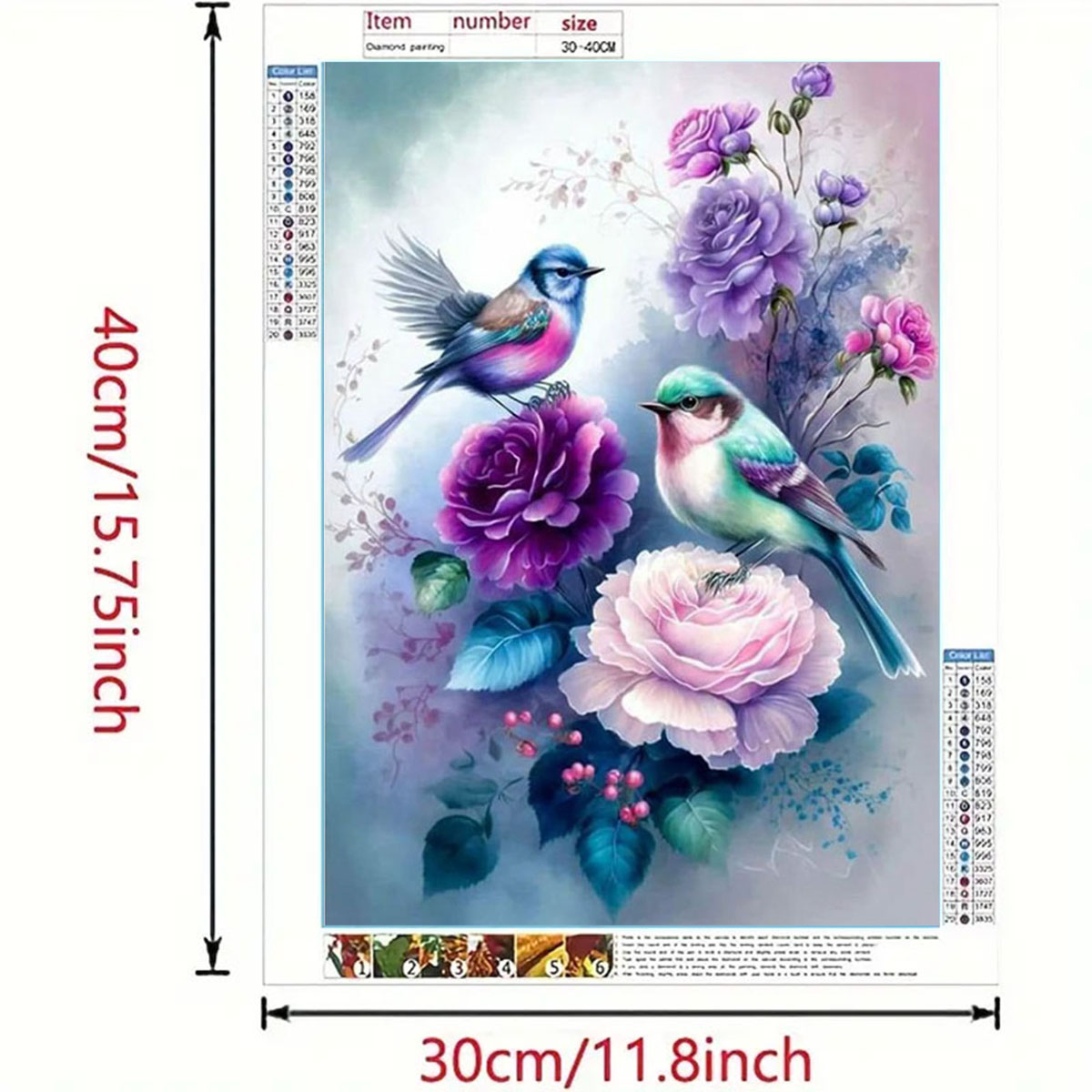 Art Craft Flower - 1 Set Lukisan Berlian Aroma Bunga