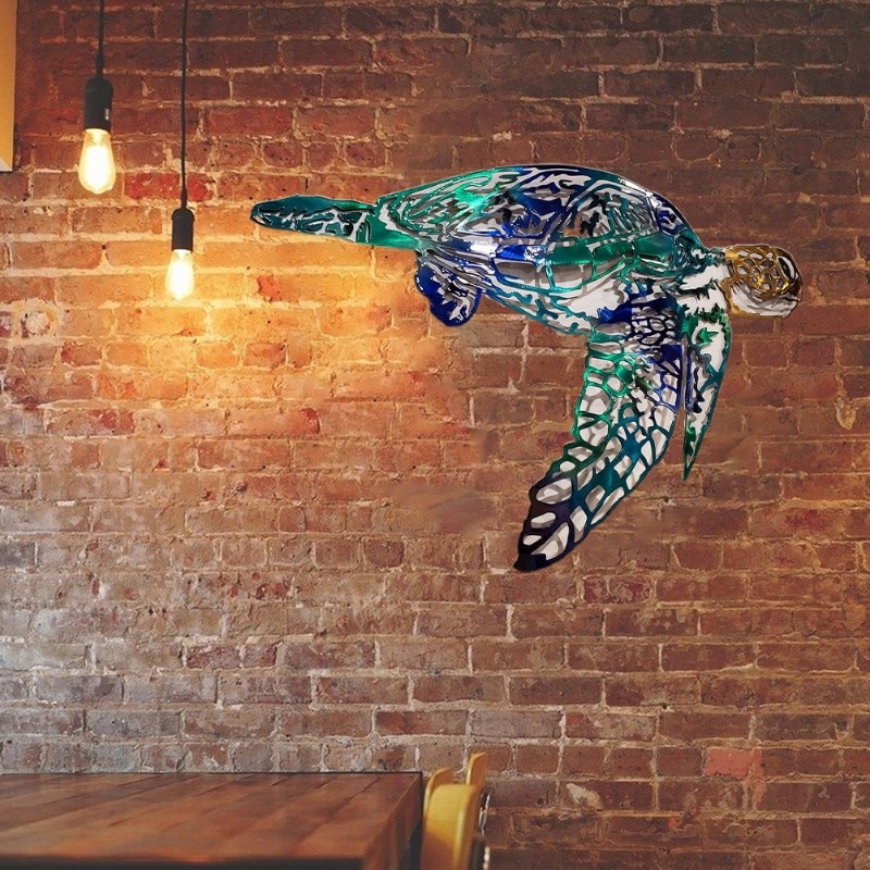 Art Craft Jellyfish - Seni Logam Ikan Layar Penyu Laut