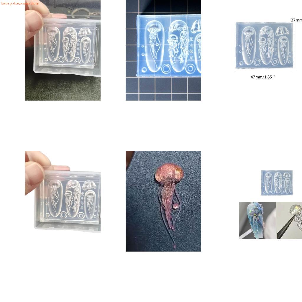 Art Craft Jellyfish - F92D Cetakan Seni Kuku Ubur-ubur Kreatif