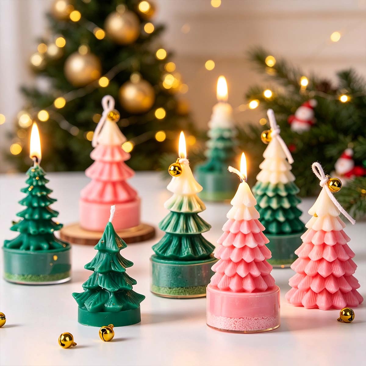 Art Craft Tree - Cetakan Lilin Silikon Pohon Natal 3D