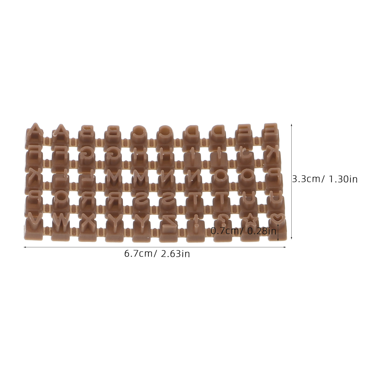 2 Set Cetakan Huruf Tanah Liat - Air Dry Clay ulasan dan harga