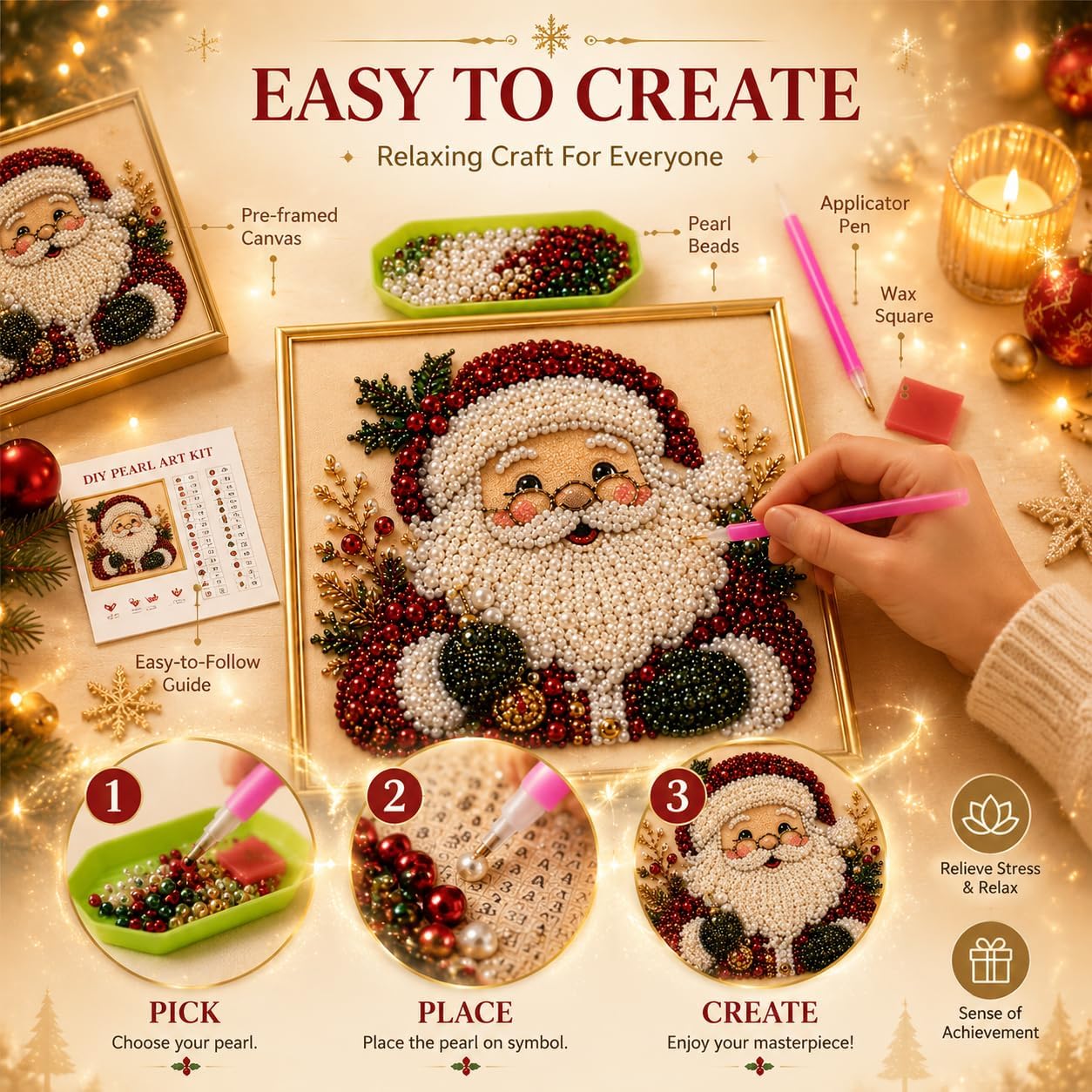 Kit DIY Lukisan Berlian Mutiar - Art Craft Tree ulasan dan harga