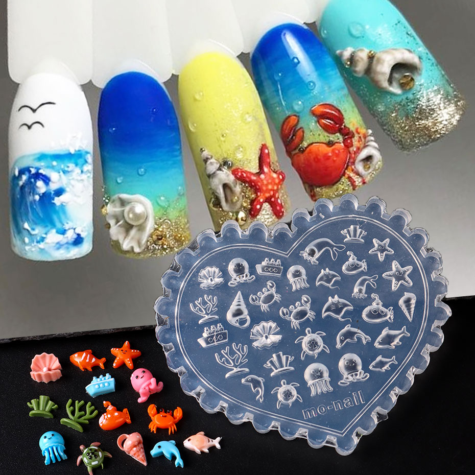 1 Buah Cetakan Ukiran Kuku Sil - Art Craft Jellyfish ulasan dan harga