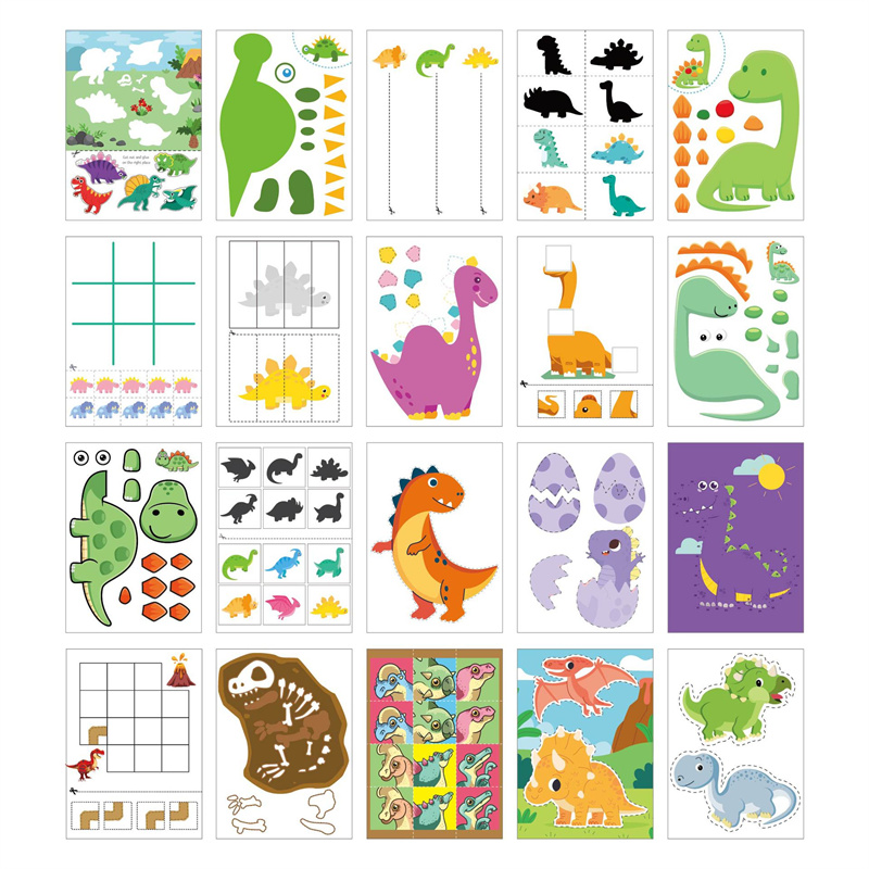    20 Buah Buku Potongan Kert - Art Craft 4 Years Old ulasan dan harga