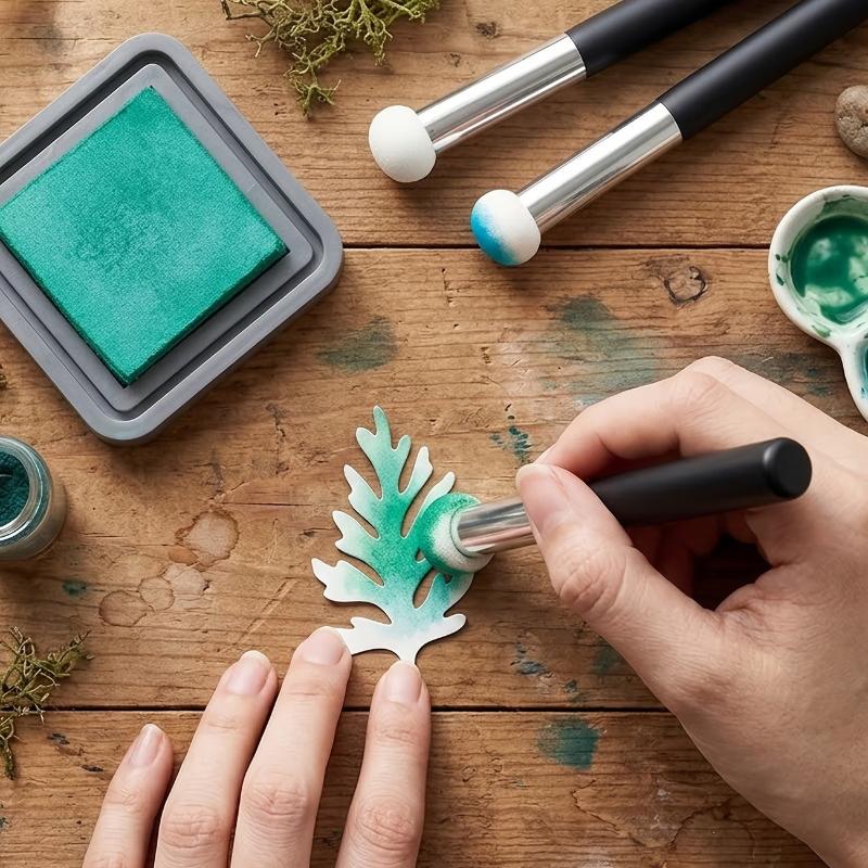 1/2/4 Buah Kuas Seni Spons Kep - Art Craft Classes ulasan dan harga