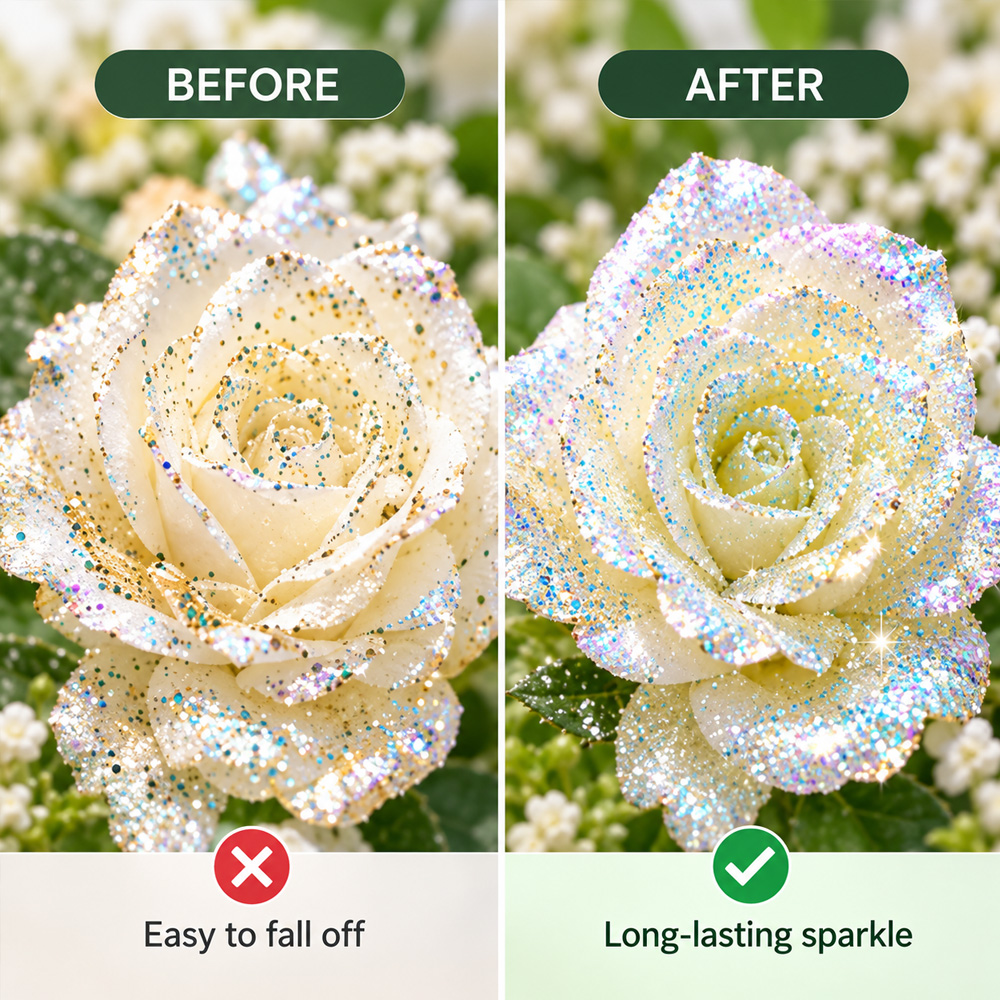 Paket Semprotan Glitter Bunga  - Art Craft Flower ulasan dan harga