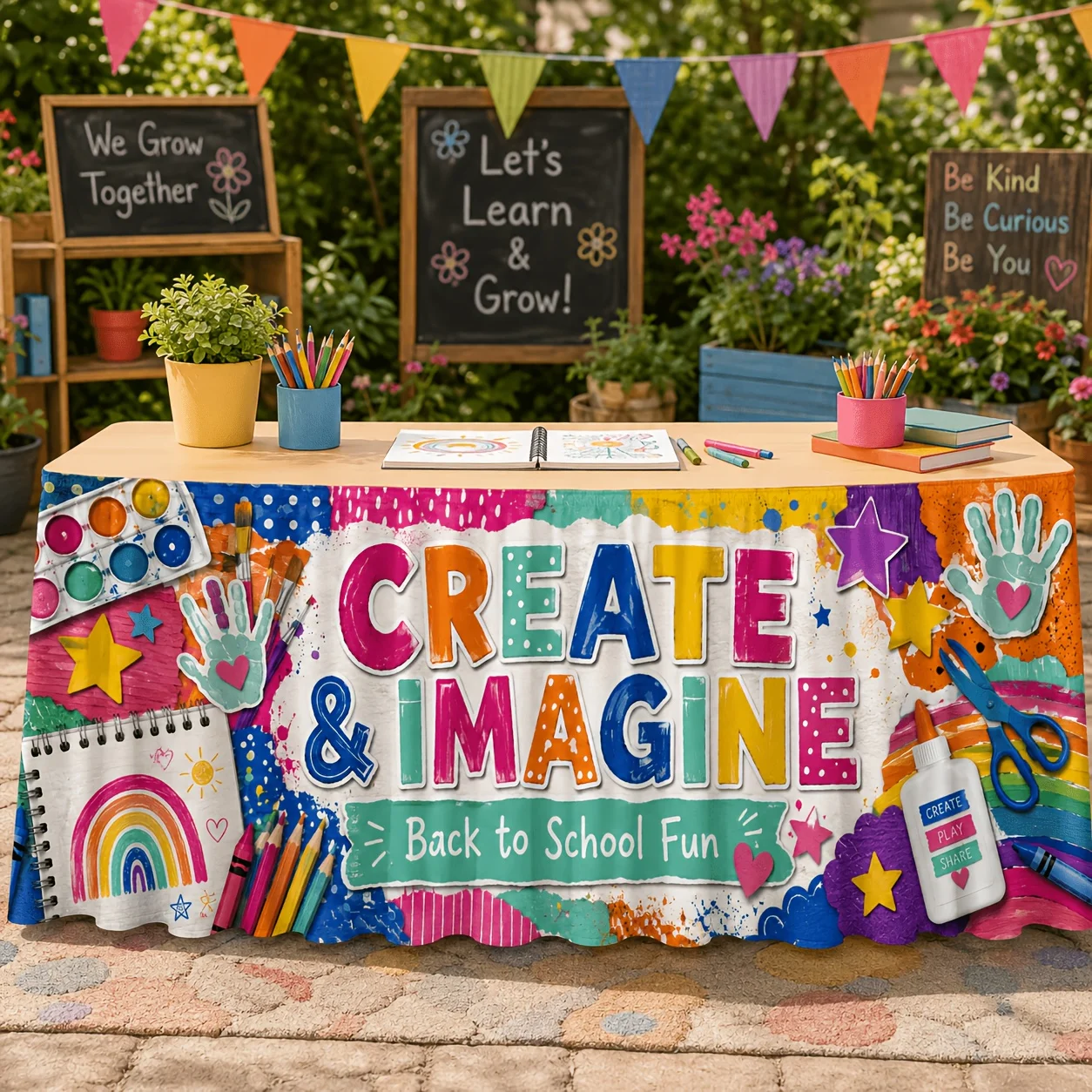 Taplak meja pesta 1 cocok untu - Art Craft Classes ulasan dan harga