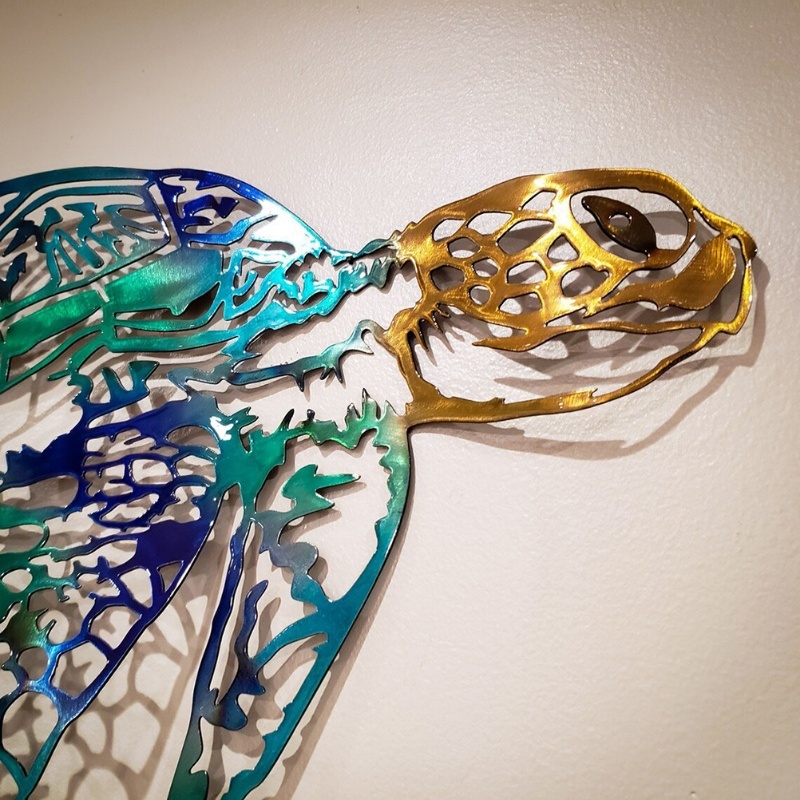 Seni Logam Ikan Layar Penyu La - Art Craft Jellyfish ulasan dan harga
