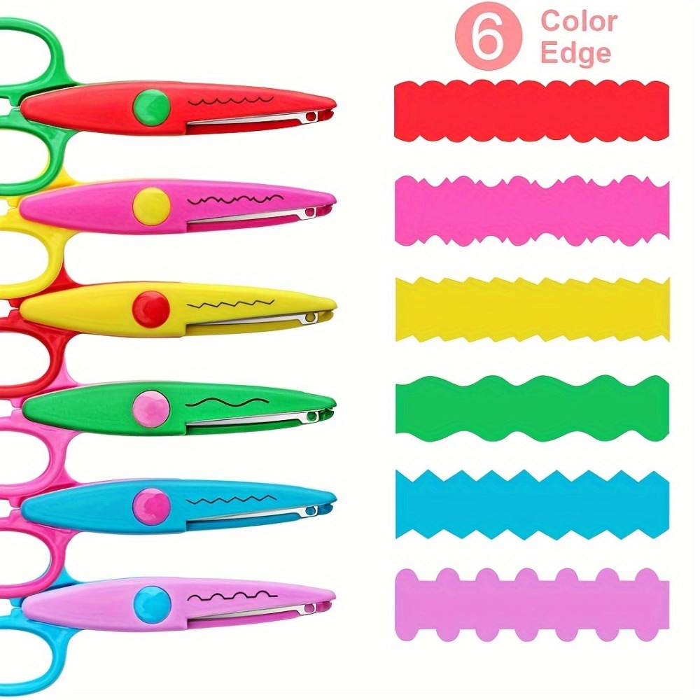 6 Buah/Set Gunting Bergelomban - Art Craft 4 Years Old ulasan dan harga