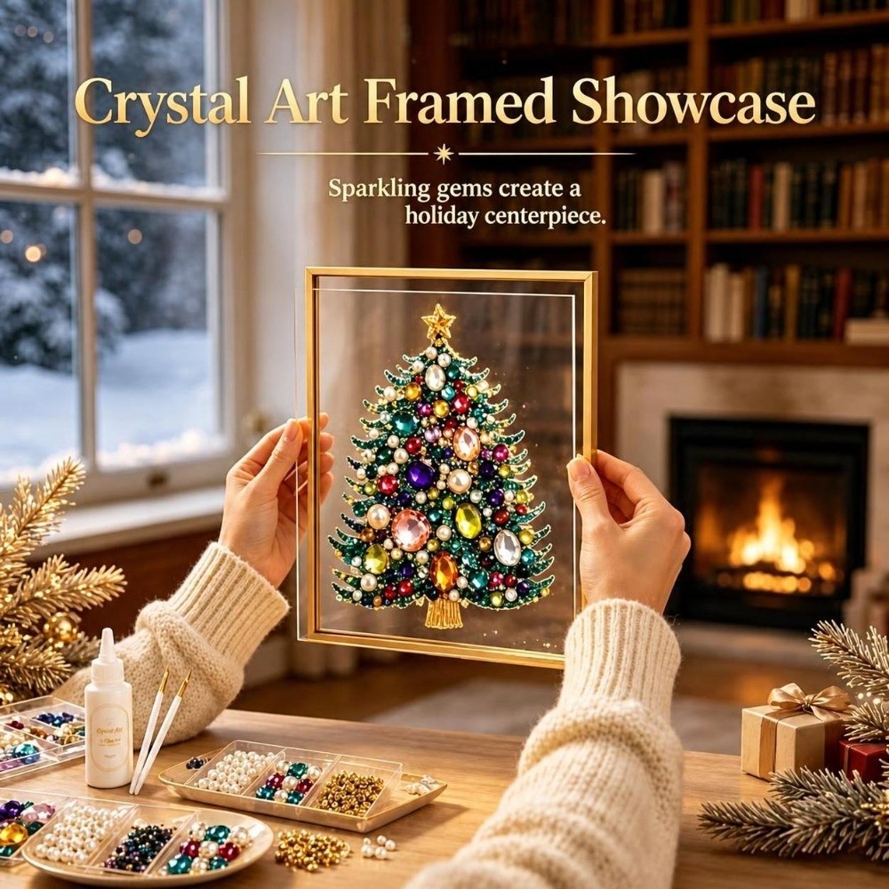1 Set Kit Seni Pohon Natal DIY - Art Craft Tree ulasan dan harga