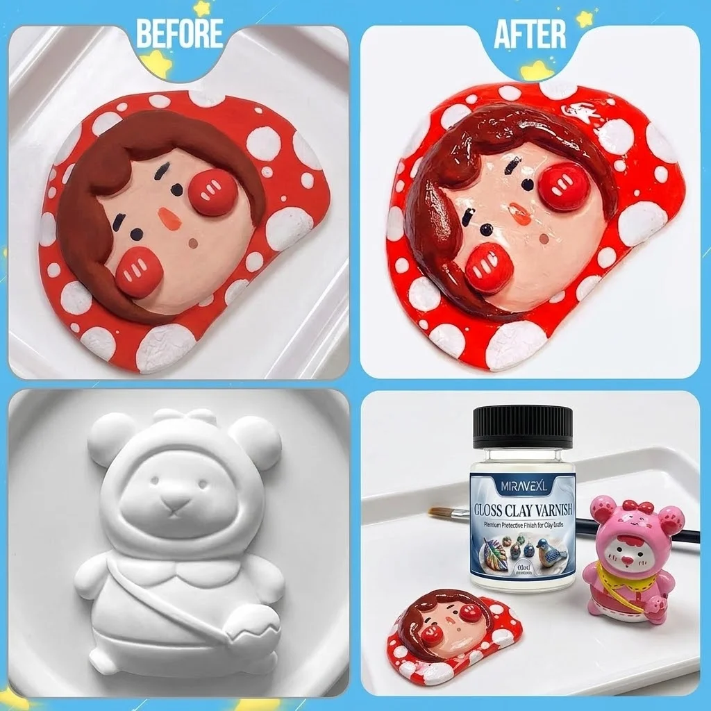 Set Pernis Tanah Liat Mengkila - Air Dry Clay ulasan dan harga