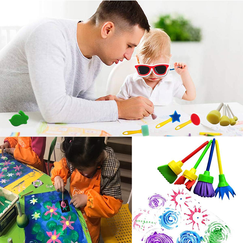 Mainan Spons Gambar Anak-anak  - Art Craft 4 Years Old ulasan dan harga