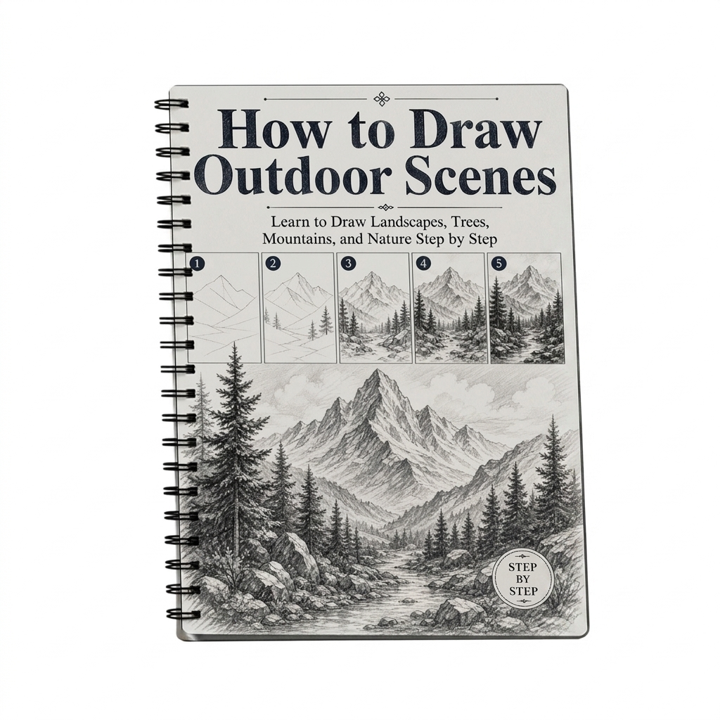 Set Latihan Sketsa Lanskap Kit - Art Craft Classes ulasan dan harga