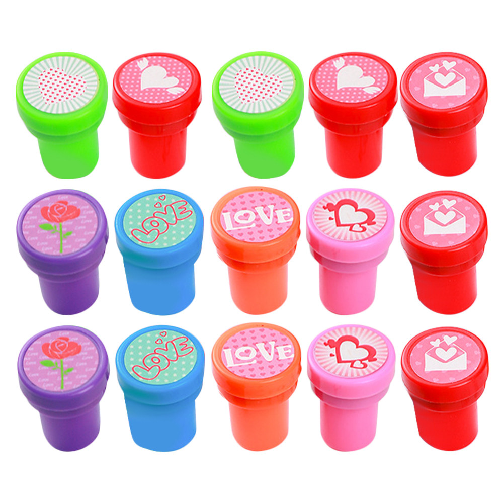 20 buah stempel berbentuk hati - Art And Craft Valentine ulasan dan harga