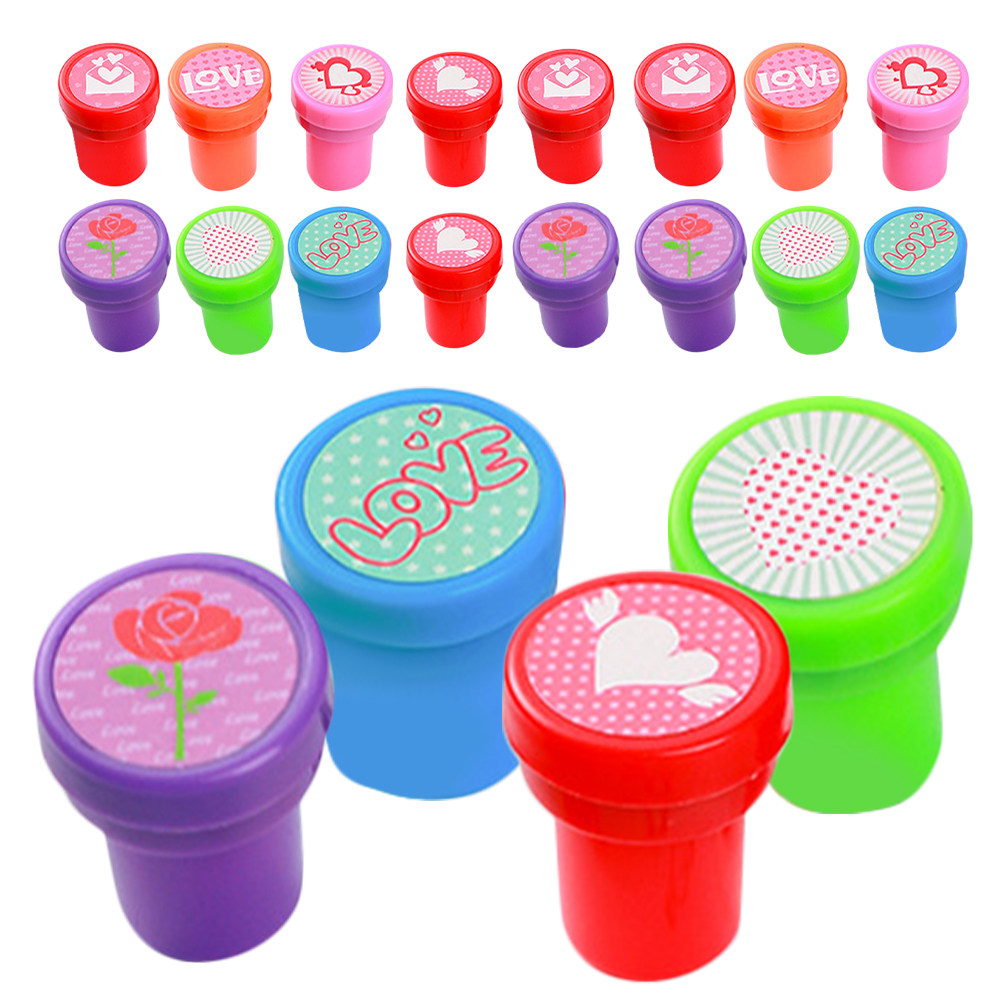 20 buah stempel berbentuk hati - Art And Craft Valentine ulasan dan harga
