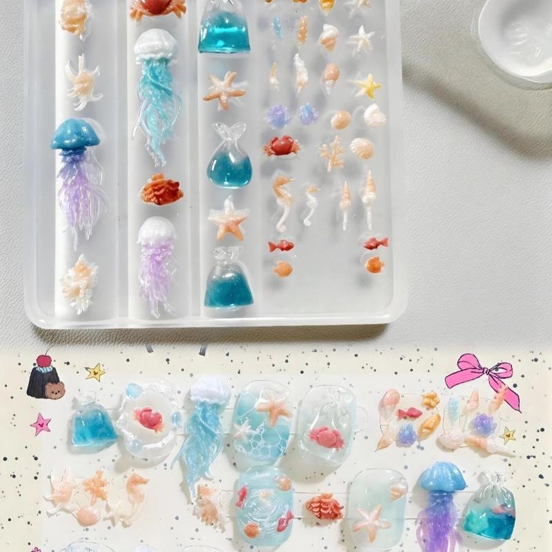 Cetakan Manikur Silikon Transp - Art Craft Jellyfish ulasan dan harga