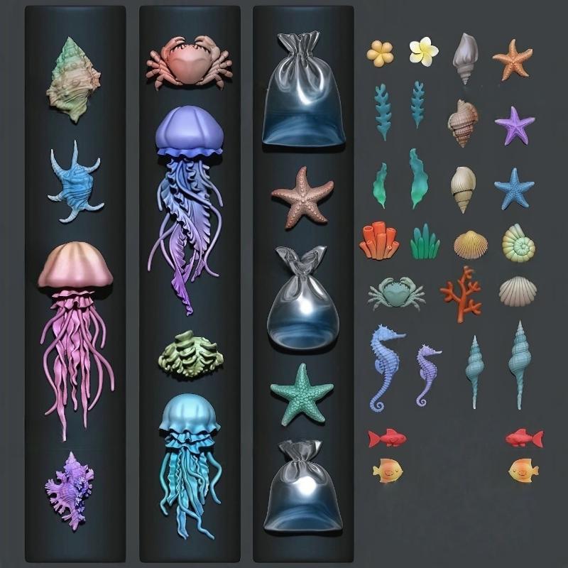 Cetakan Manikur Silikon Transp - Art Craft Jellyfish ulasan dan harga