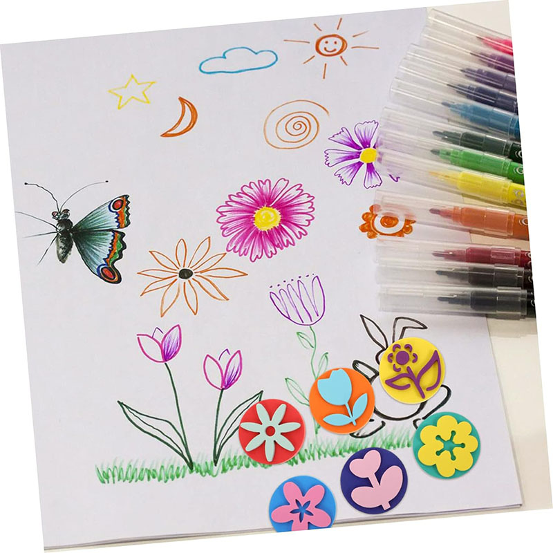 6 buah/kantong stempel busa un - Art Craft 4 Years Old ulasan dan harga