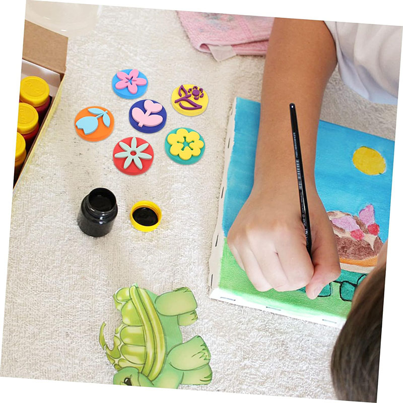 6 buah/kantong stempel busa un - Art Craft 4 Years Old ulasan dan harga