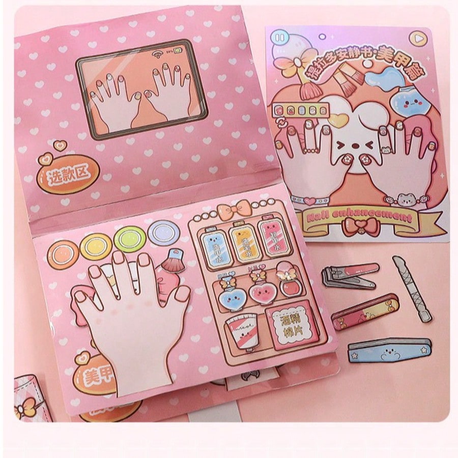 Buku Stiker Salon Kuku DIY Ana - Art Craft 4 Years Old ulasan dan harga