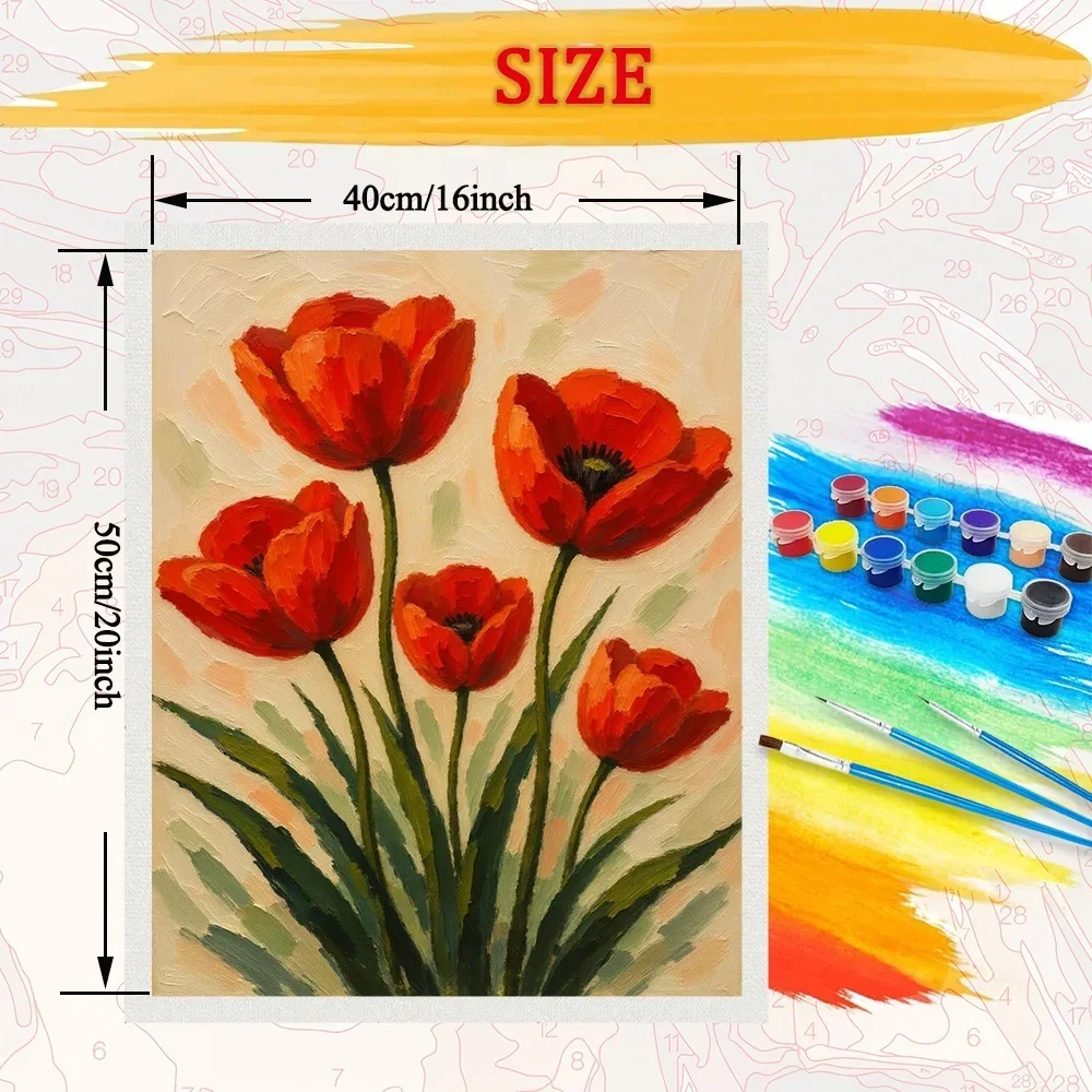 Kit Kerajinan Lukis Tulip deng - Art And Craft Valentine ulasan dan harga