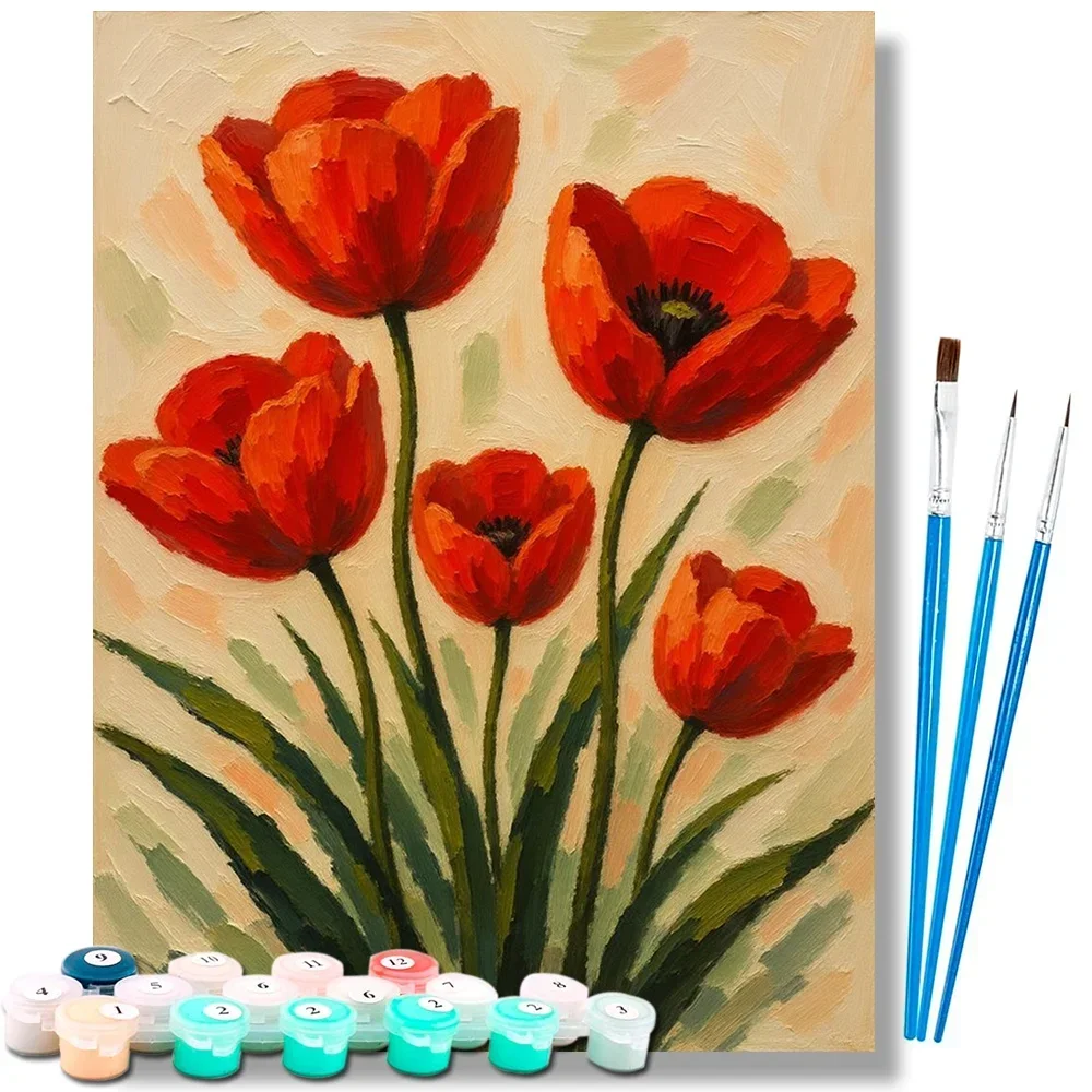Kit Kerajinan Lukis Tulip deng - Art And Craft Valentine ulasan dan harga