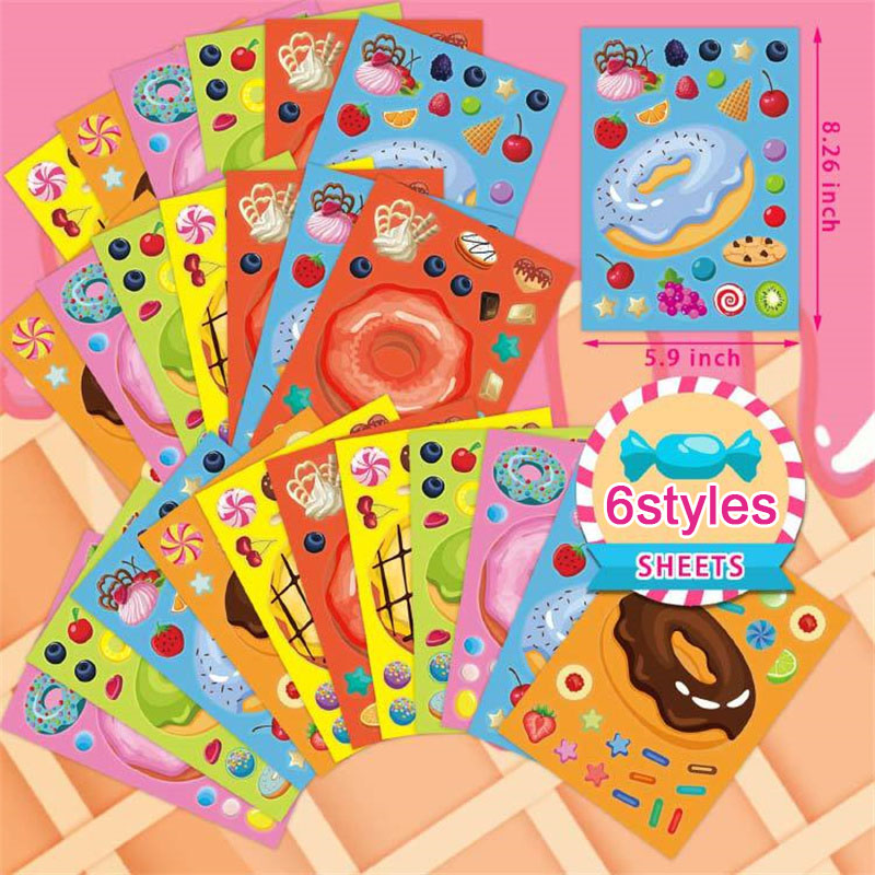 Stiker Donat Buatan Sendiri un - Art Craft 4 Years Old ulasan dan harga
